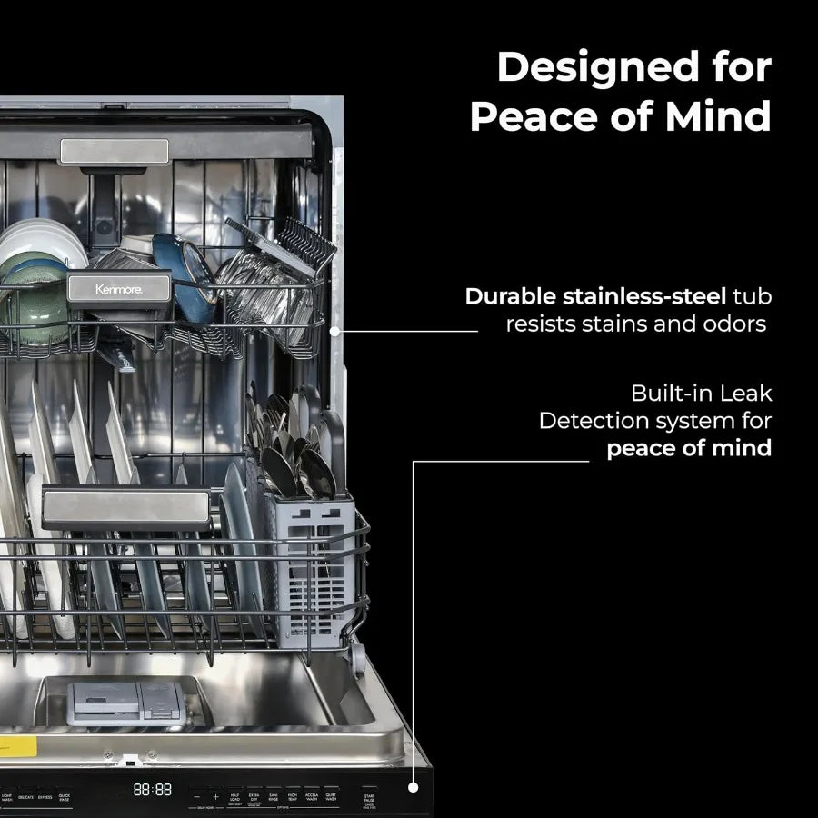 24 Built-In Dishwasher - Quiet Tub with Turbo Dry
