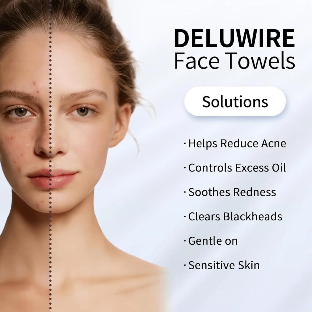 XL Disposable Face Towels 10x12in, 50ct