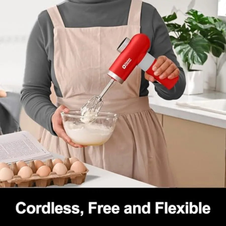 Cordless Rechargeable Hand Mixer Handheld