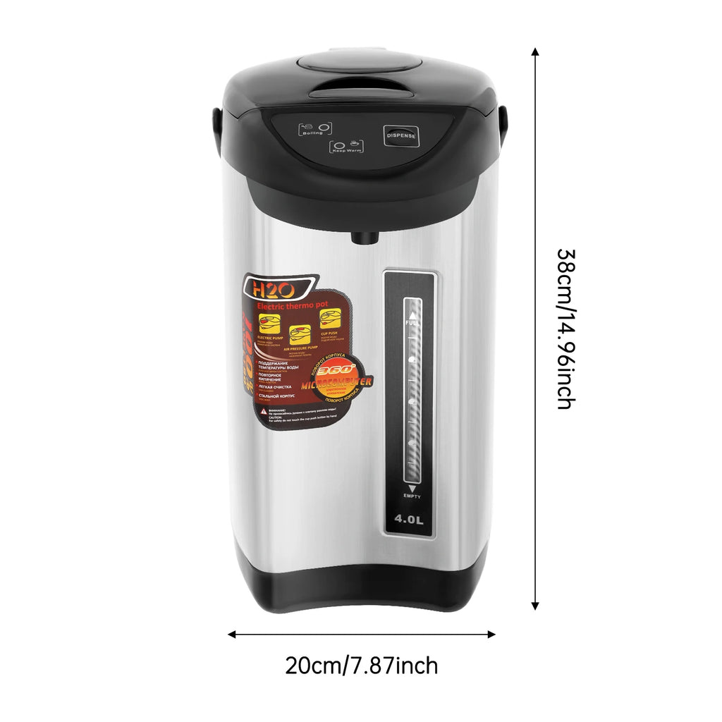 Electric Kettle, 4L 110V Stainless Boiler 750W