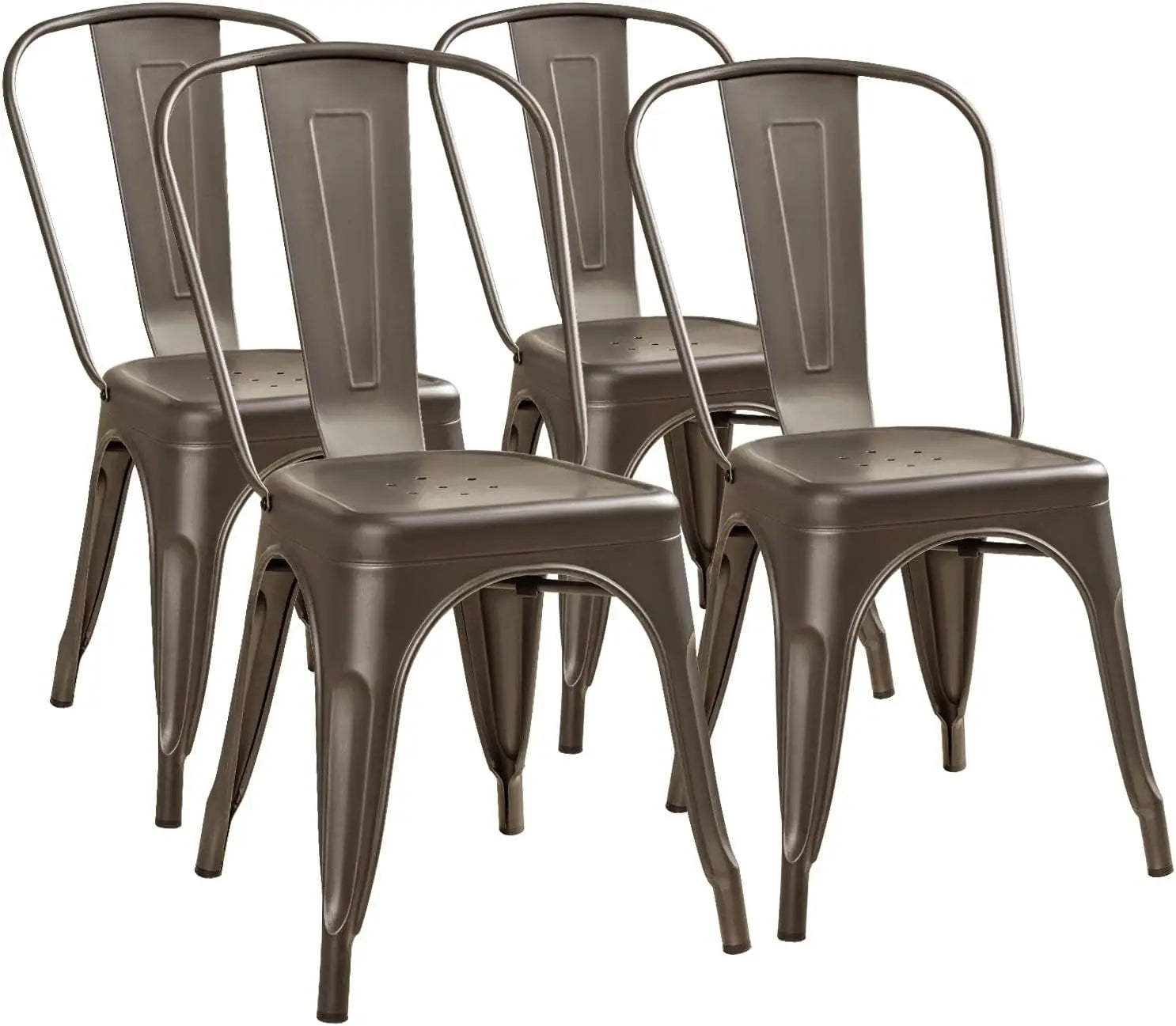 4 Metal Indoor-Outdoor Stackable Classic