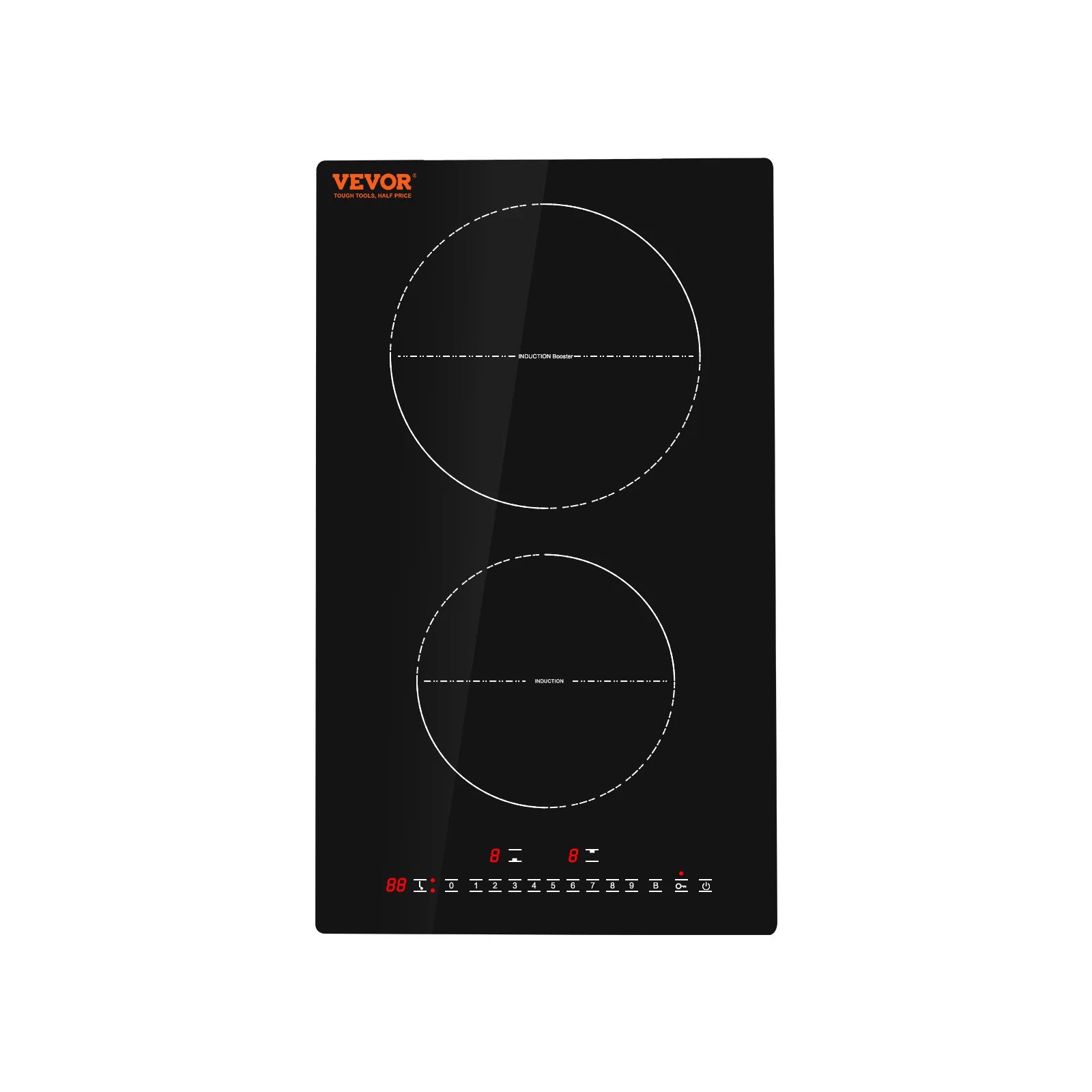 2 Induction, Sensor Touch Control, Magnetic Cooker
