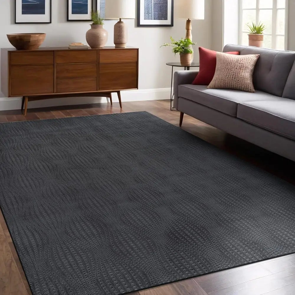 5x7 Modern Dark Gray Soft