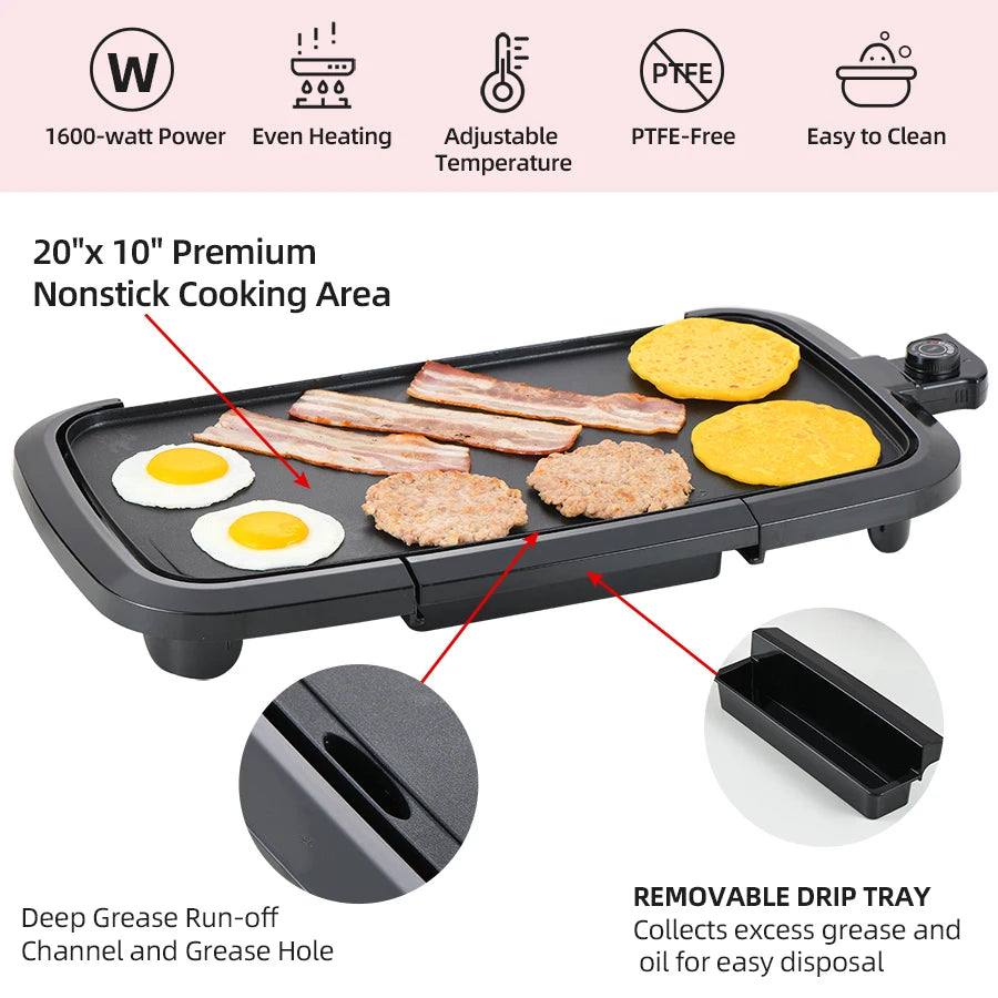 Home Smoke-free Electric Multifunctional Baking Tray