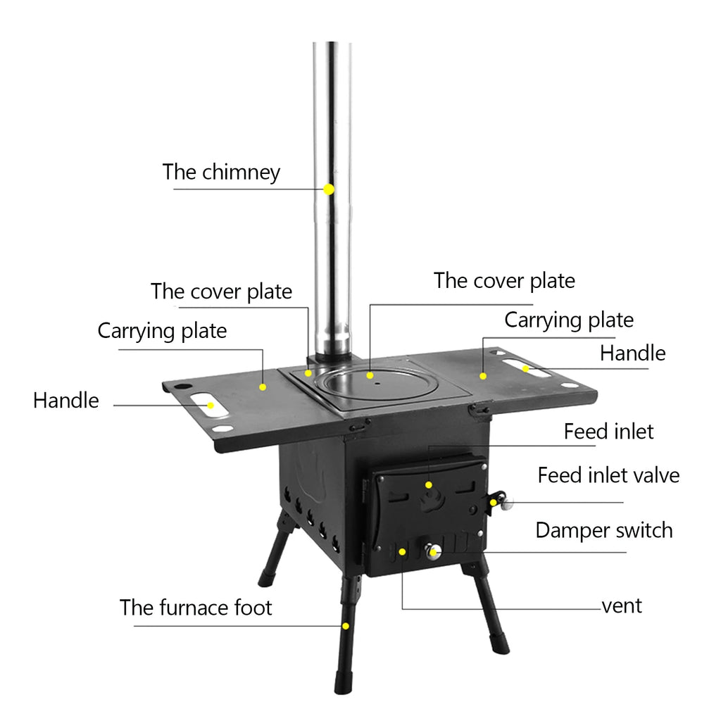 Outdoor Portable Camping Wood Stove