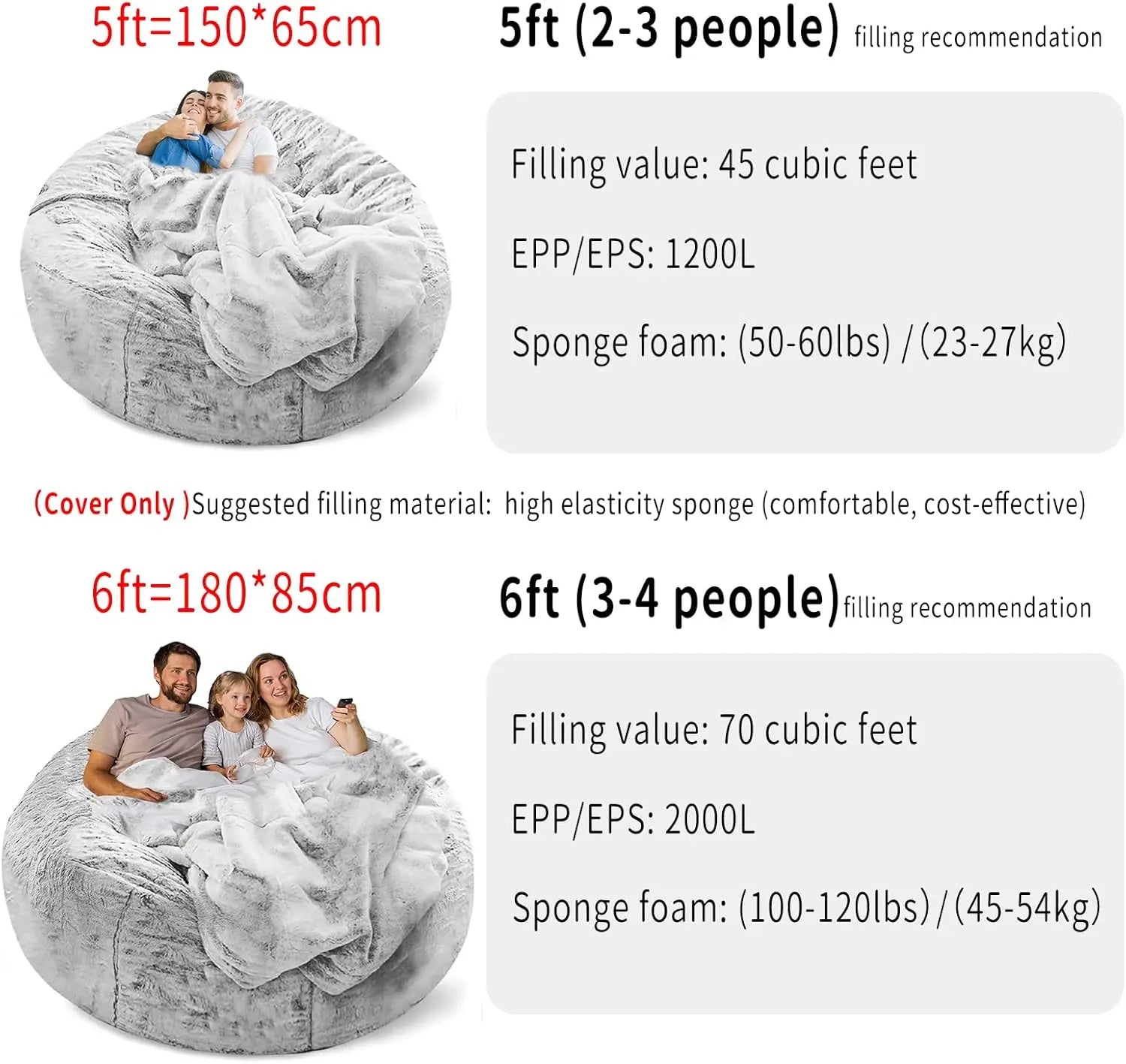 Big Round Fluffy Velvet Washable