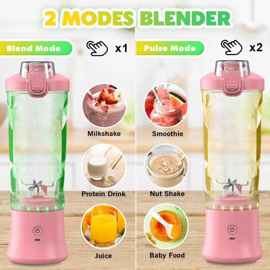 Portable Electric Blender for Shakes and Smoothies 20 OZ