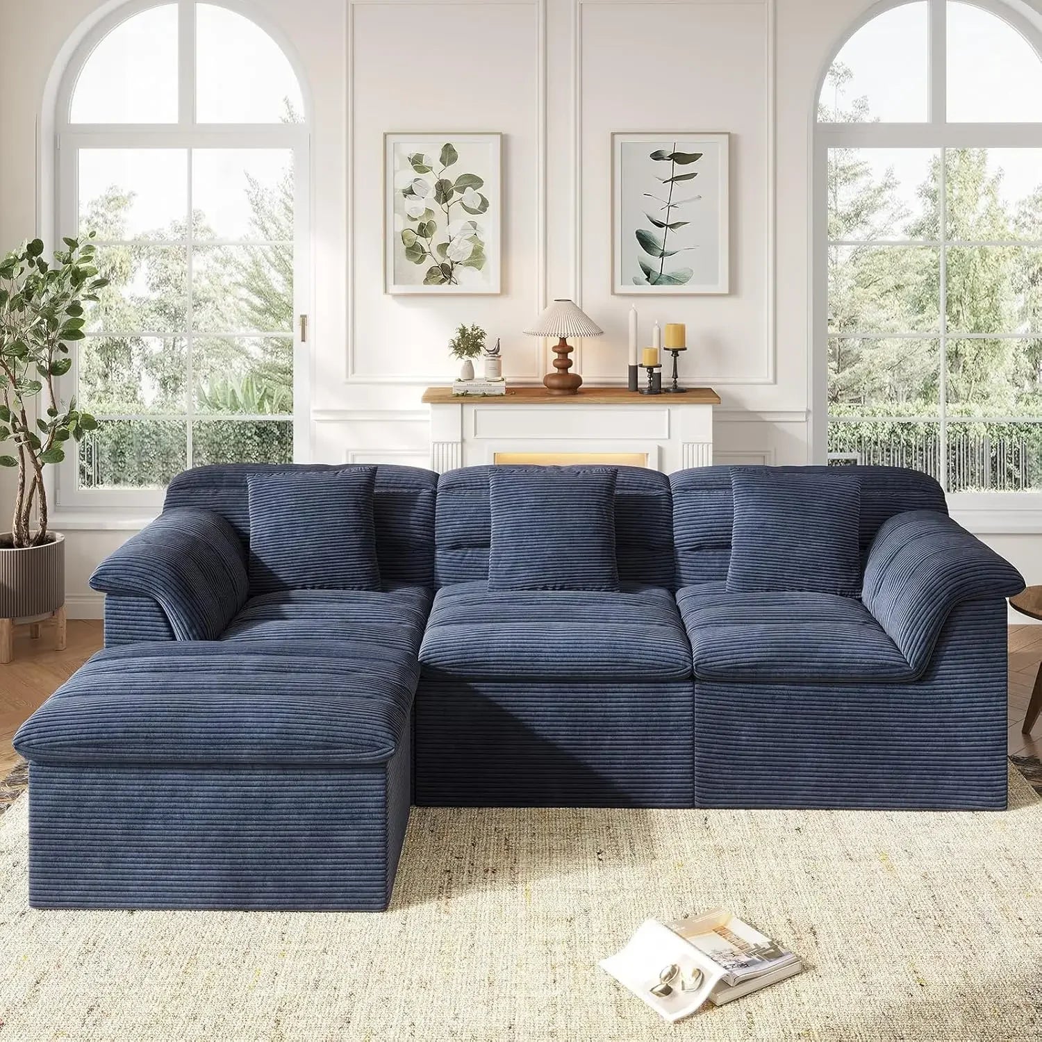 112" Modular Cloud Sectional