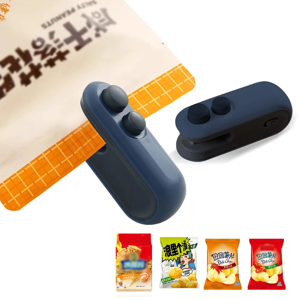 2 In 1 Sealer/Cutter Mini Bag Handheld Heat Vacuum