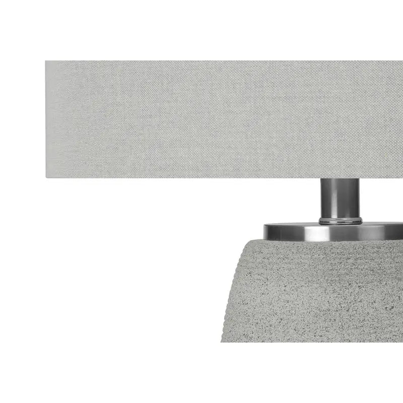 Modern 25" Lamp Grey Ceramic
