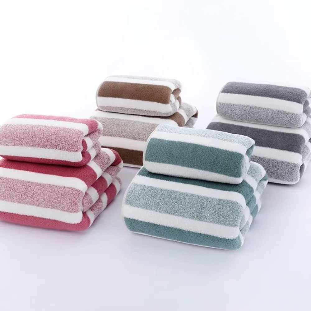 Soft Fleece Bath Towel – Quick Dry Microfiber