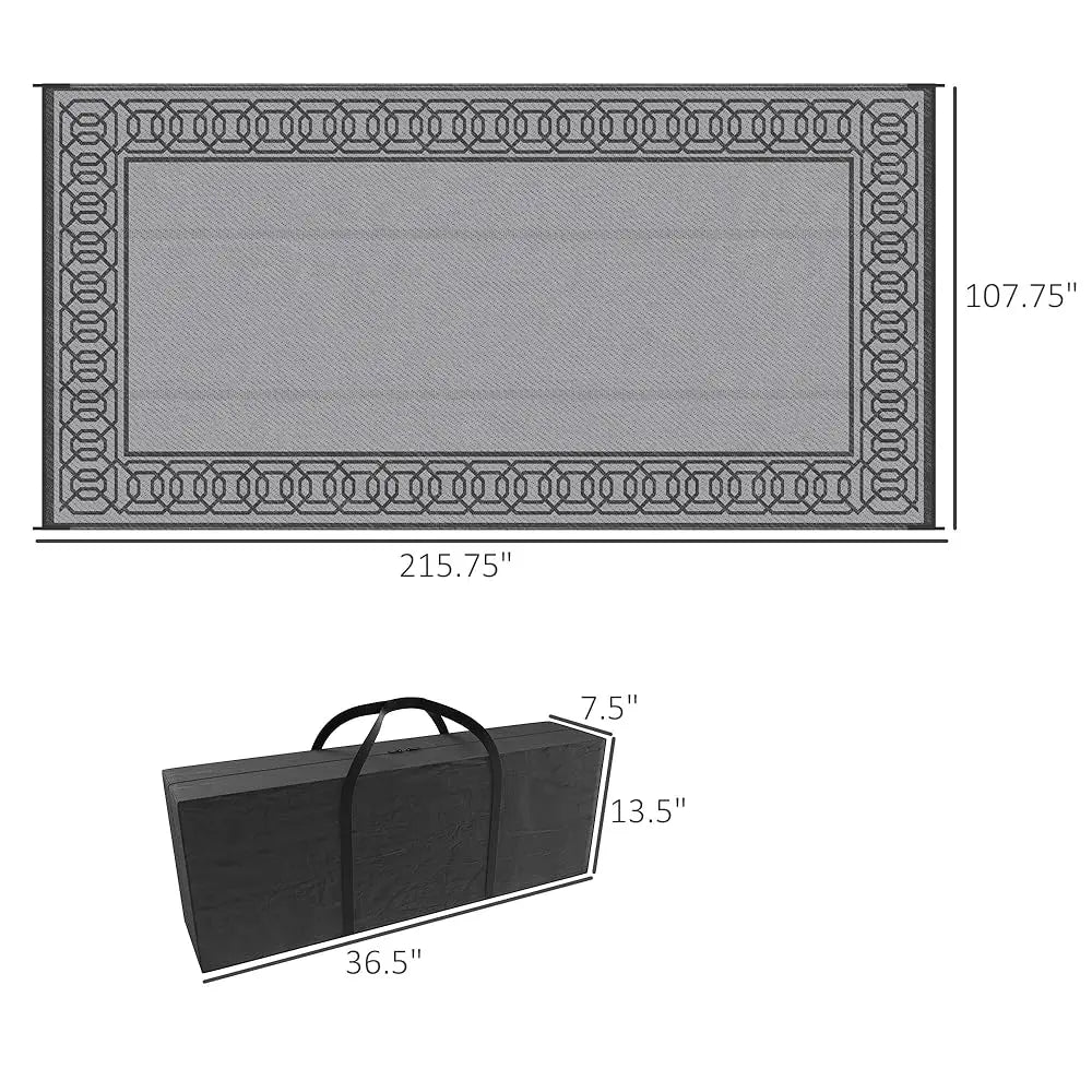 9x18 Outdoor Reversible Plastic