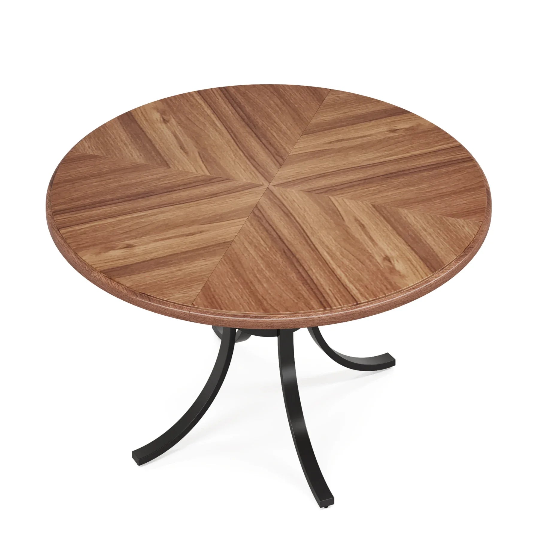 47" Round for 4 Farmhouse Wooden Texture