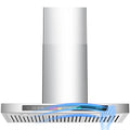 30/36" Wall Mount Range Hood 900 CFM Stainless