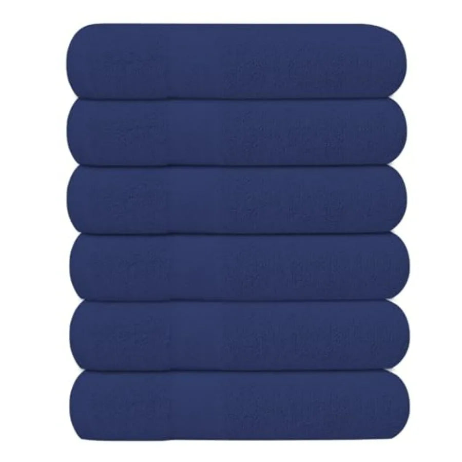 6 Pack Bath Towels Set 27 x 54