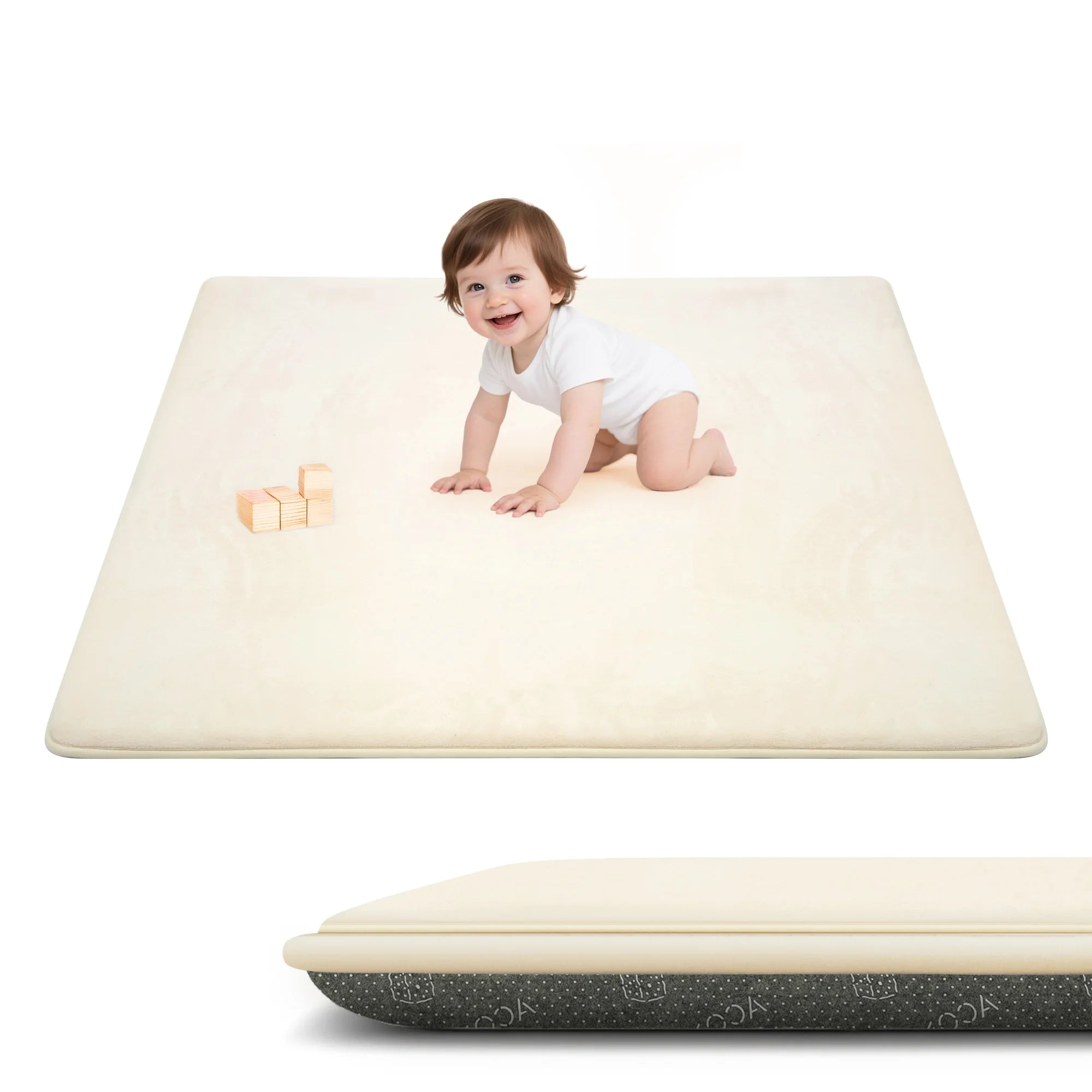 1.3“ Thick Memory Foam Playpen Mat