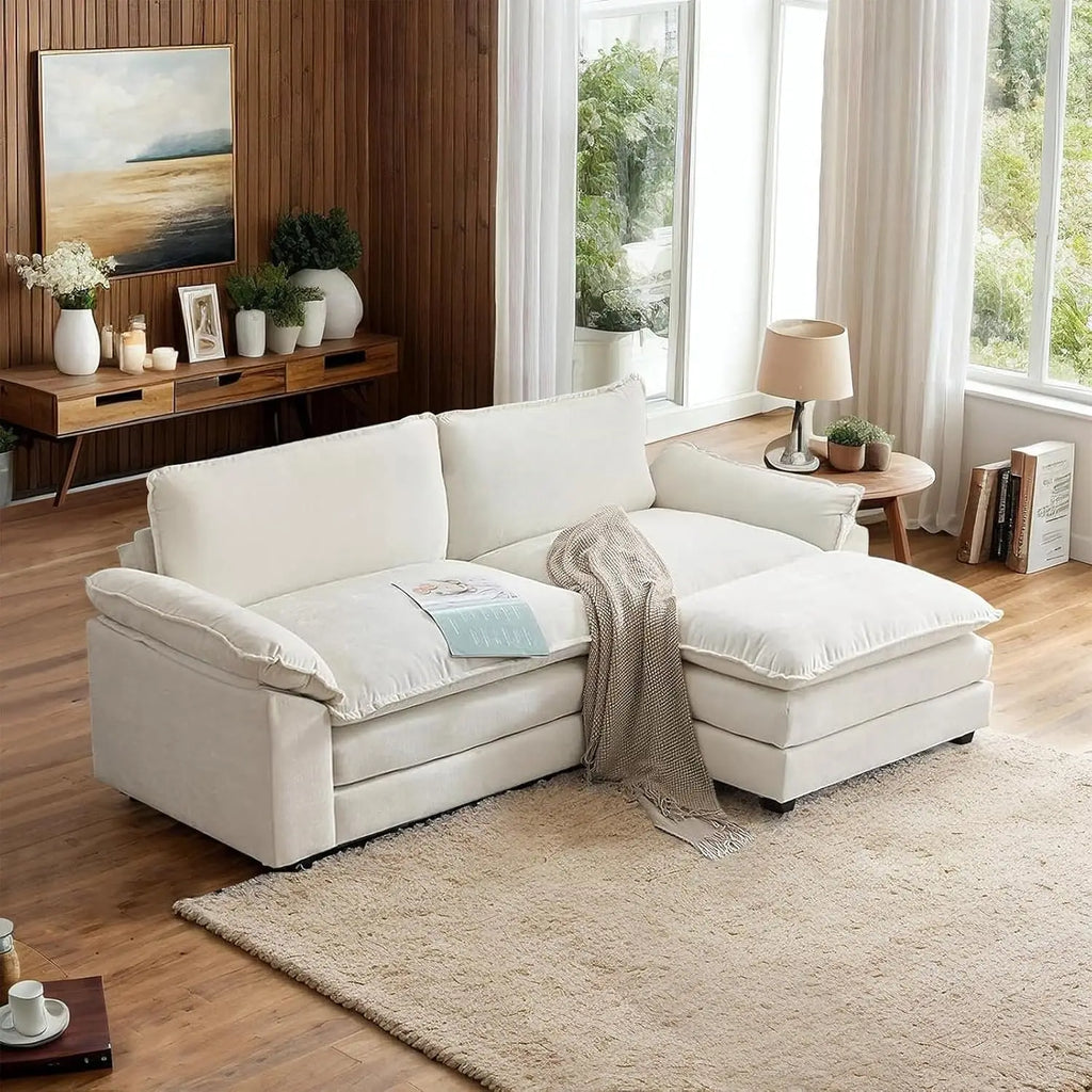 87" Convertible Sectional L-Shaped