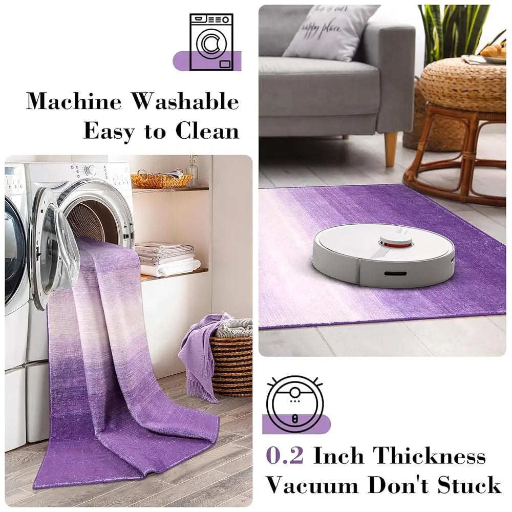 5x7 Modern Ombre Washable