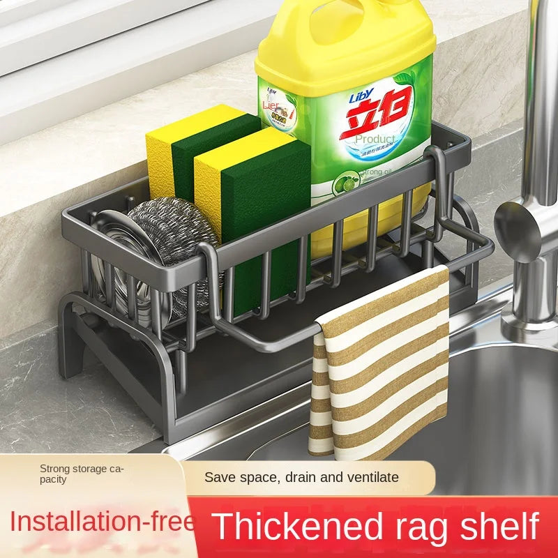 Kitchen Shelf Cloth Storage Draining Rack