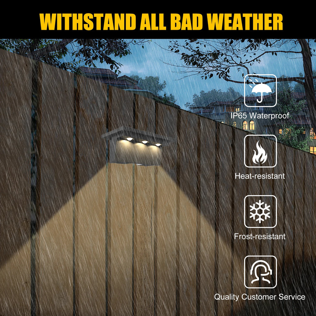 2/4 3000K and 6000K LED Solar
