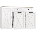47" Large Double Kitchen Trash Cabinet