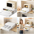 MW Stand W/Pull-Out Drawer/ Tray/Storage Drawers