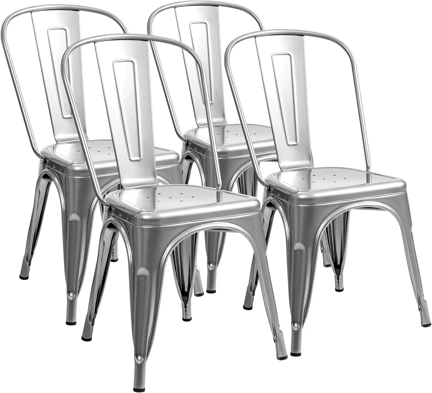 4 Metal Indoor-Outdoor Stackable Classic