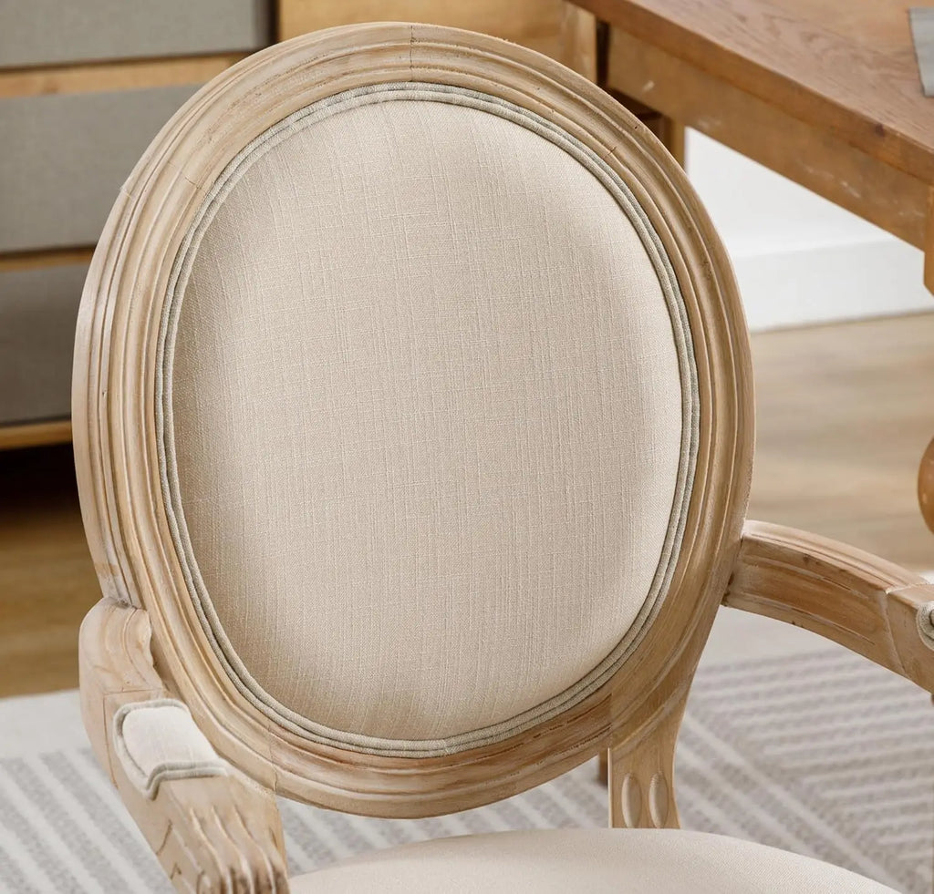 French Round Back Upholstered
