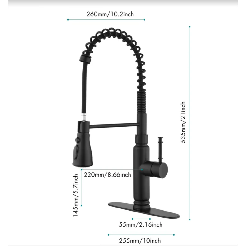 Touch Kitchen Faucet with Pull Down Sprayer