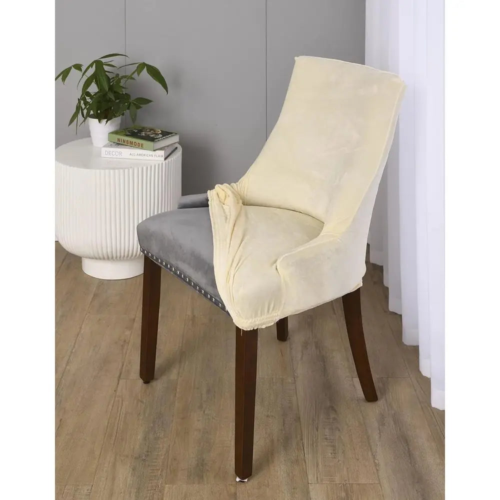 4 Stretchable Washable Chair Covers