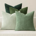 4 Sage Green Pillow Covers 24x24 I