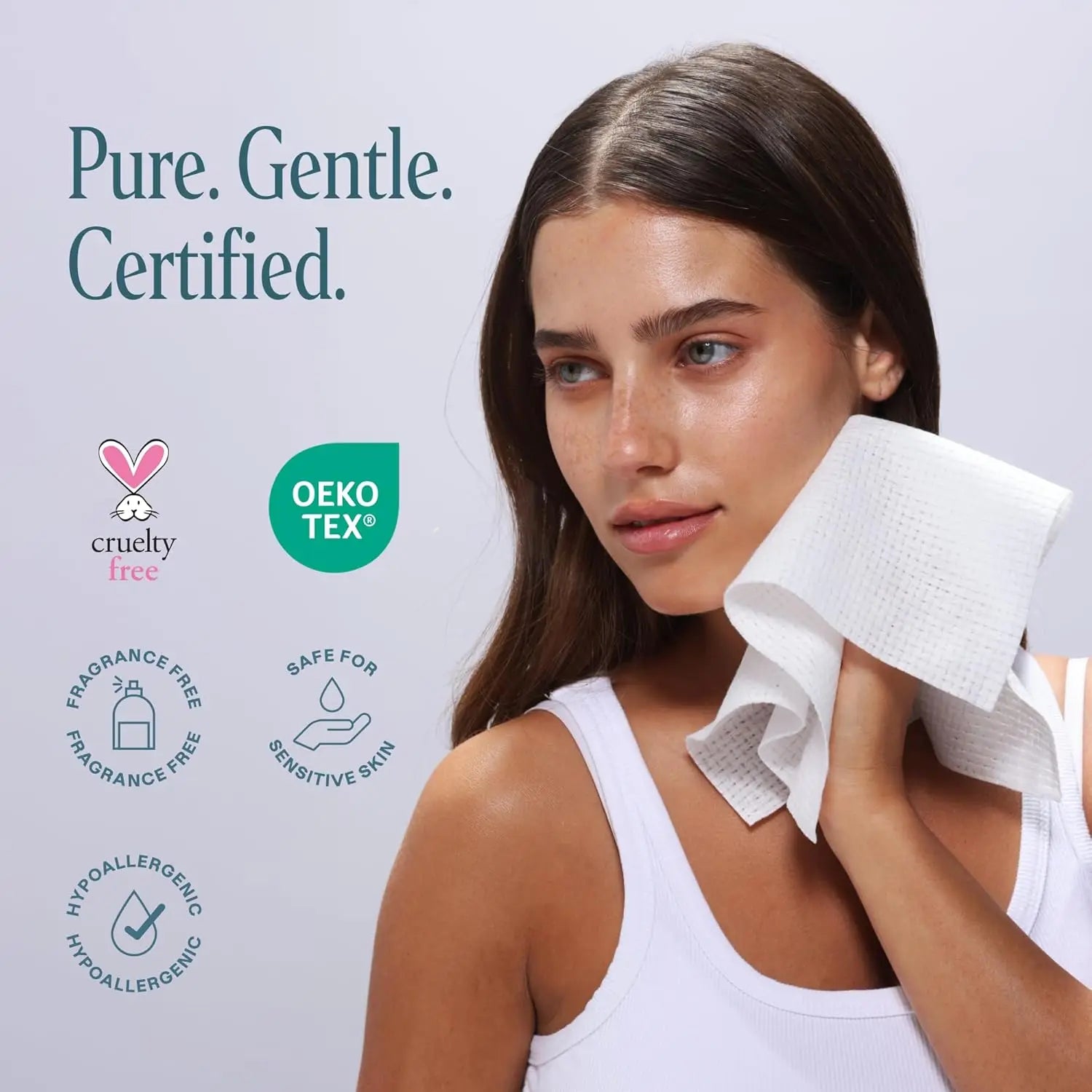 Disposable Face Towels XL, Ultra-Absorben