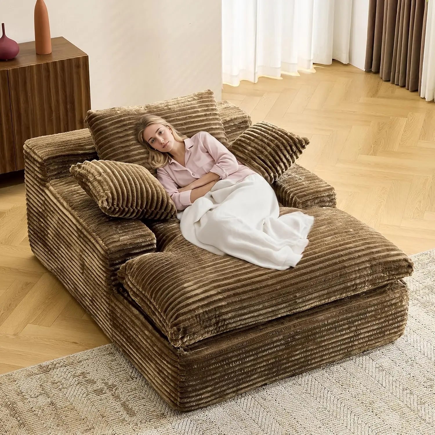 67 Inch Chaise Lounge Chair