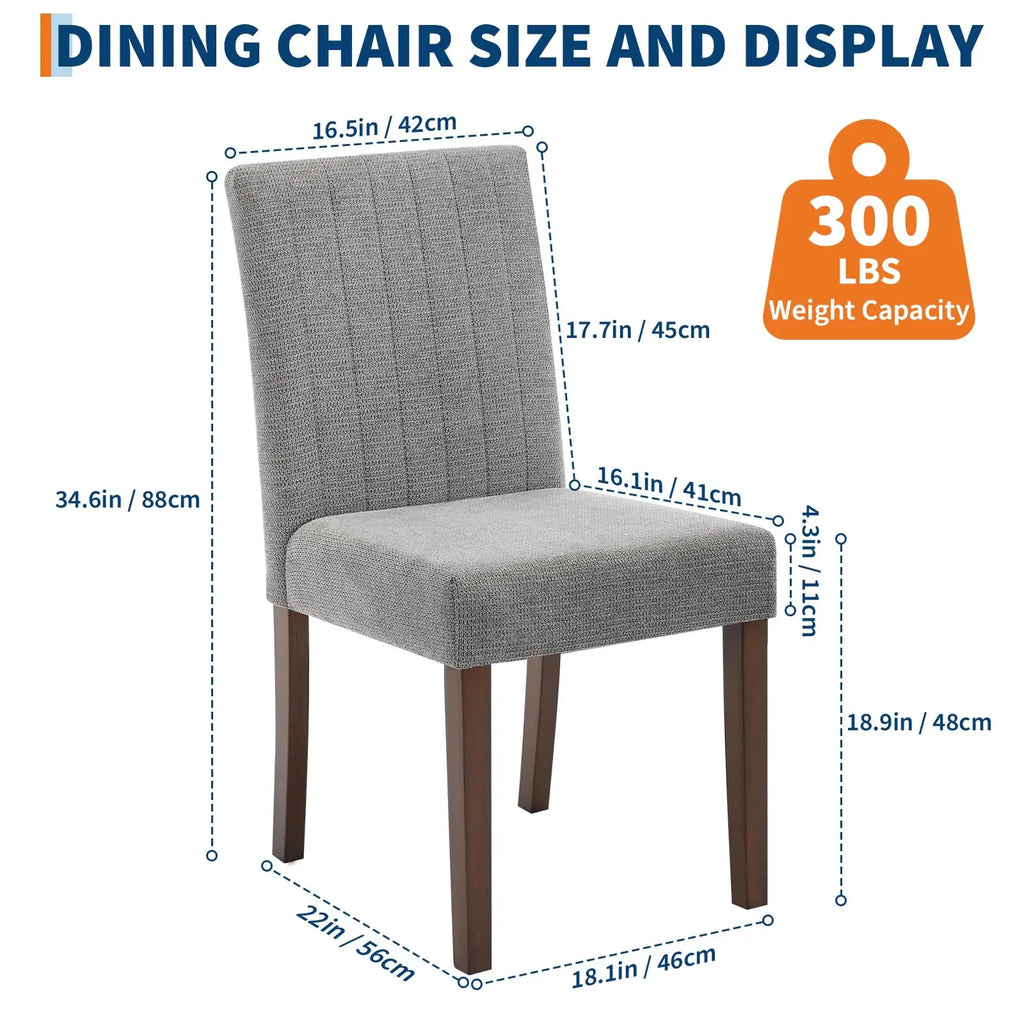 2 Upholstered w/ Padded Seat