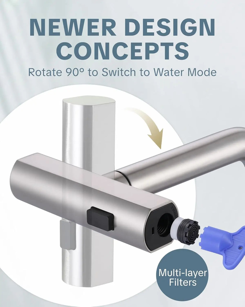 3-Mode Pull Down Waterfall/Stream/Sweep,