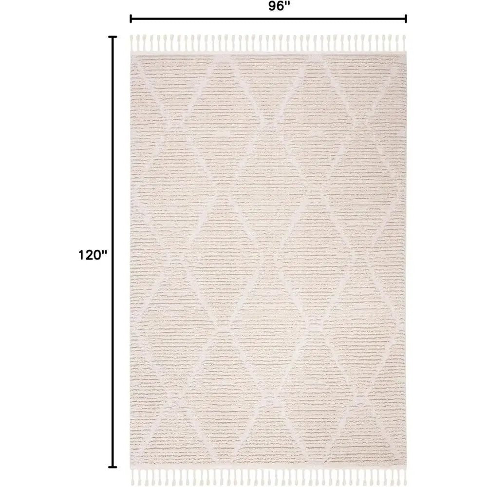 8x10 Marrakech Beige Moroccan Tribal