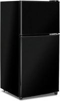 3.2CF Black Compact Refrigerator with Freezer
