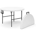 41" Circular Foldable Built in Handle & Steel Legs