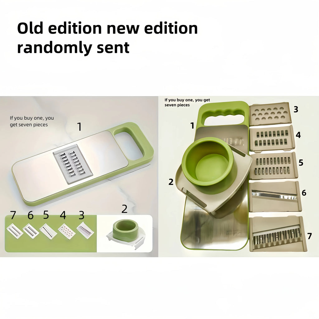 7pcs/set Multifunctional Vegetable Slicer/Grater Set