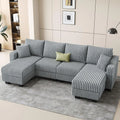 U Shaped Couch w/Reversible Chaises