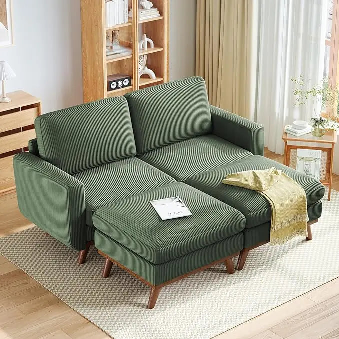 68" Loveseat w/Movable Ottoman