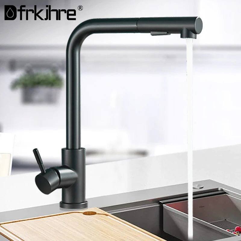 Black 360° Rotation Stream Sprayer