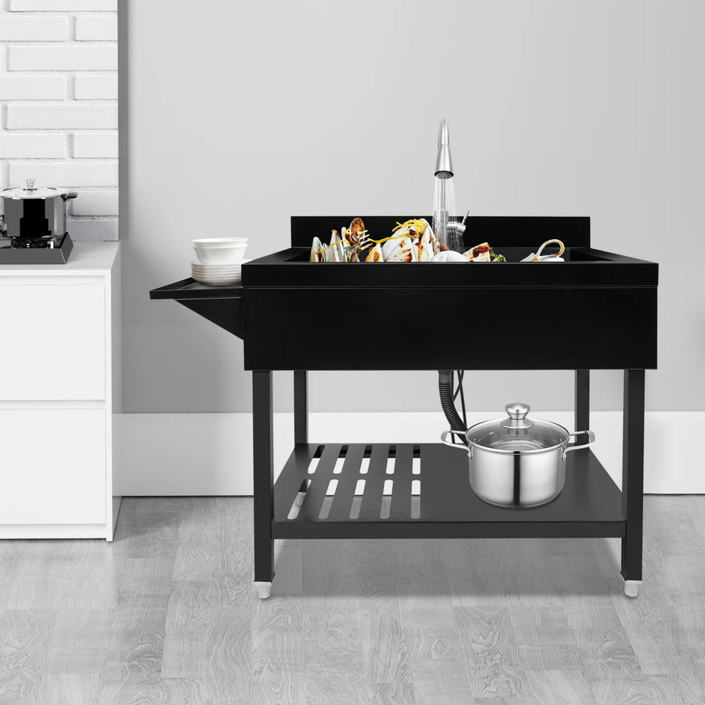 Single Bowl Stainless Pull-Out Faucet