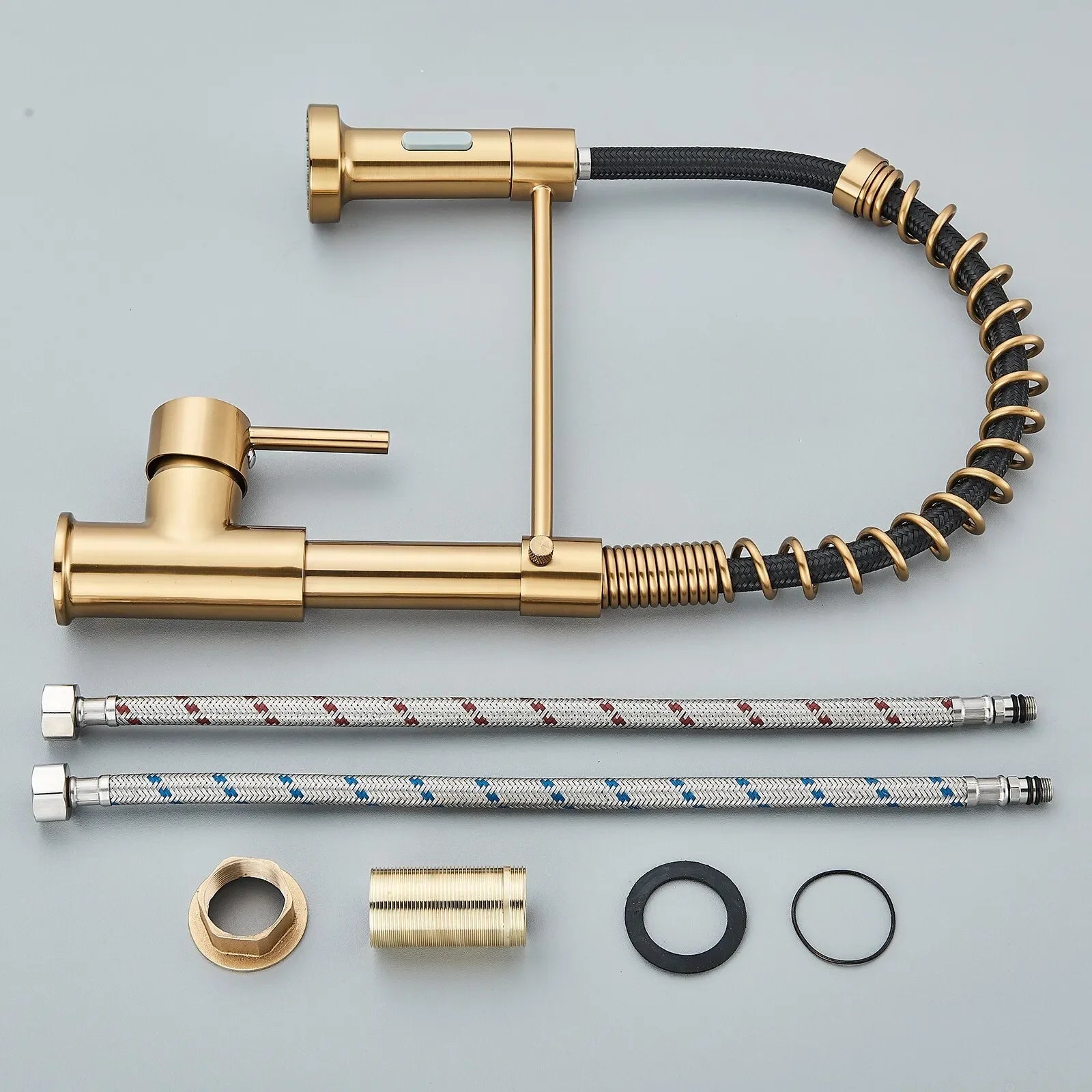 Brushed Gold One Handle deck-Mounted