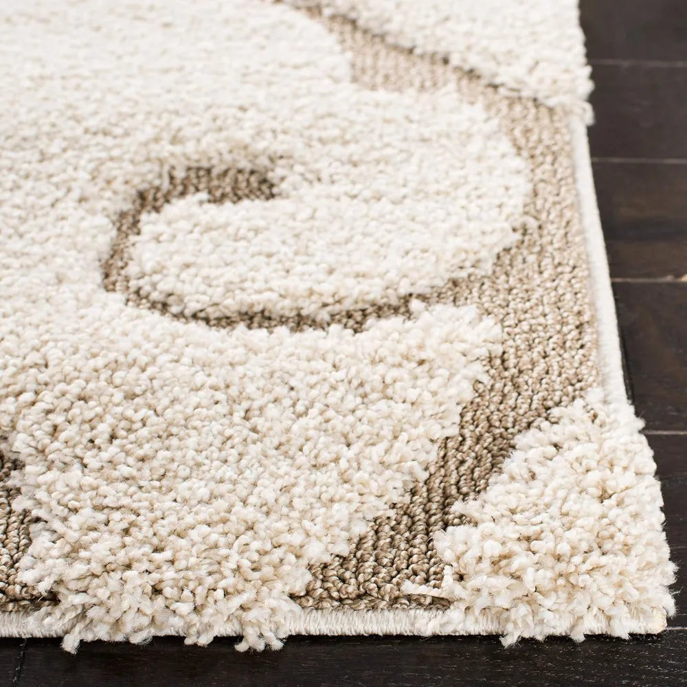 5'3x7'6 Cream/Beige Scroll