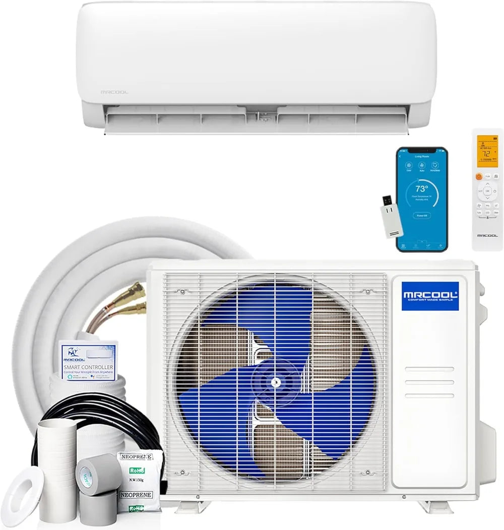 18000 BTU WiFi, DIY Installation for Home, Office