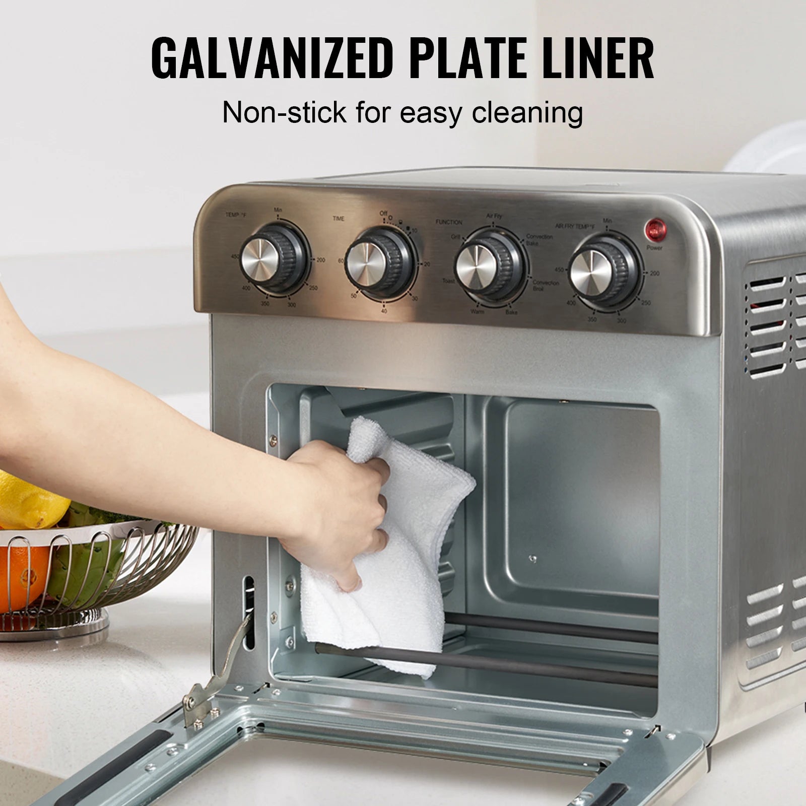 Air Fryer Toaster Oven Stainless Home and Commercial Use