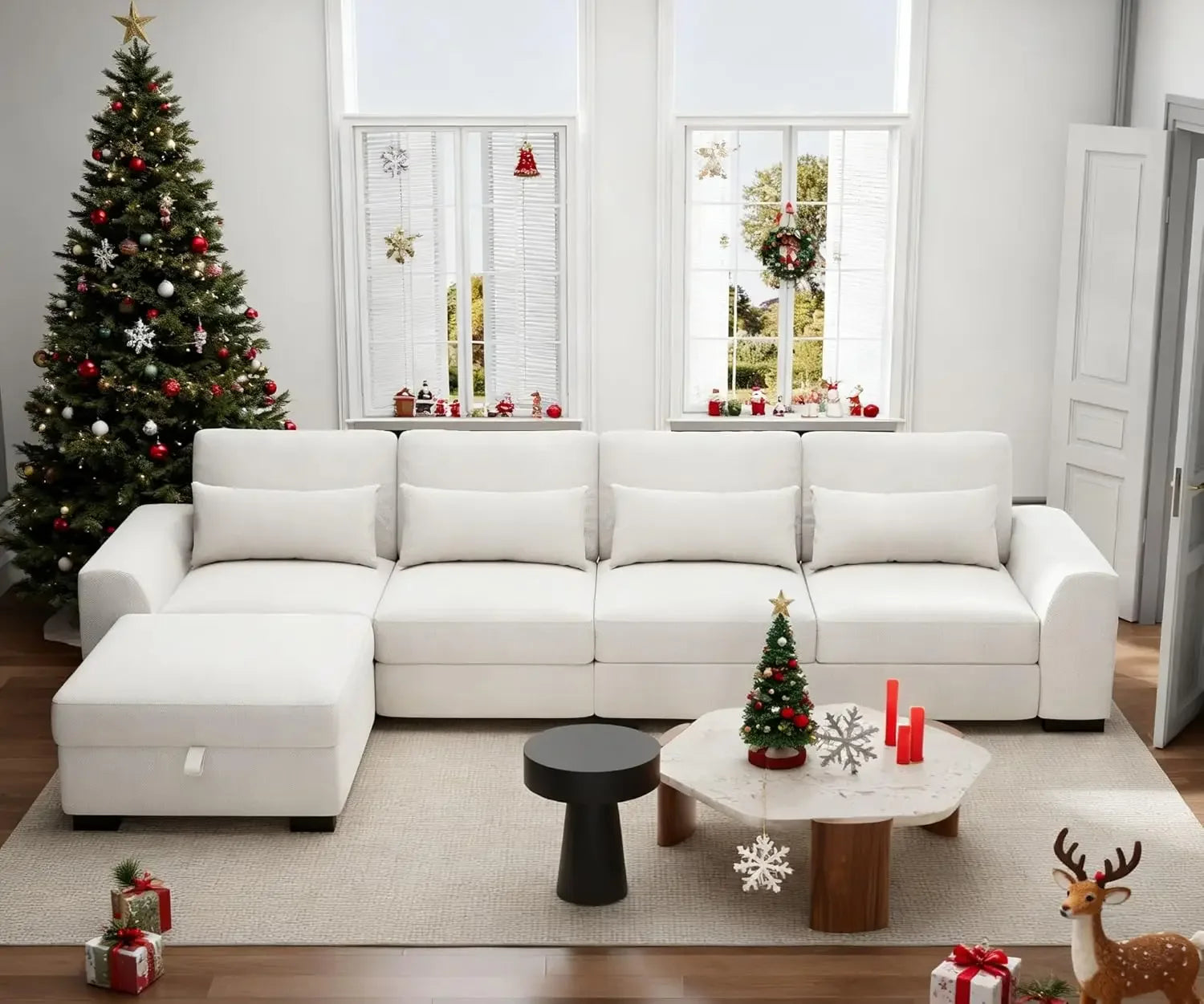 Modular Sectional Convertible L Shaped