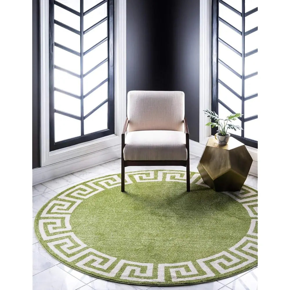 8' Circle Geometric Modern Border