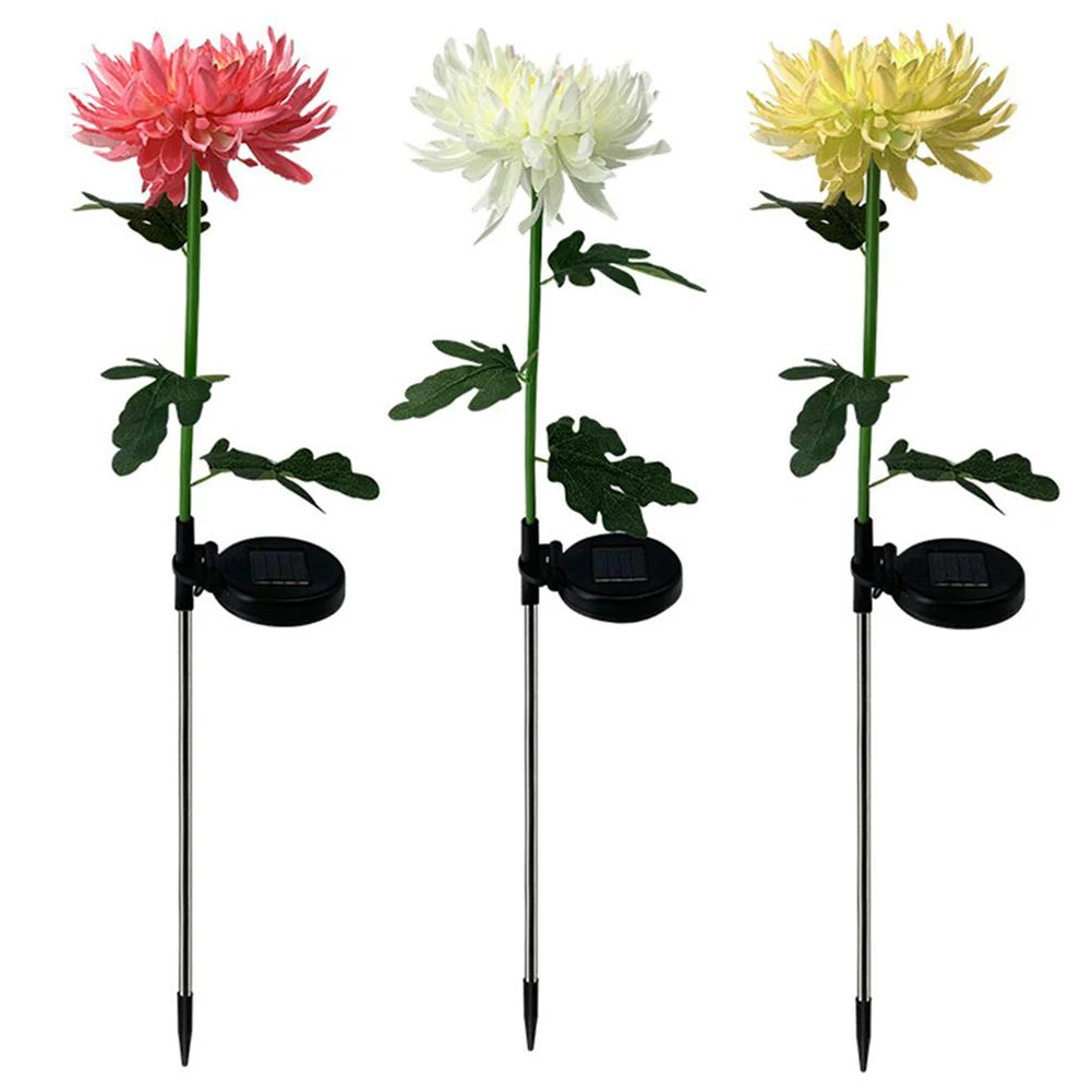 Solar Power LED Flower Lamp